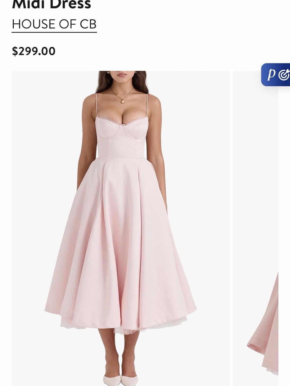 House of CB MADEMOISELLE
Ballerina Pink Midi Dress